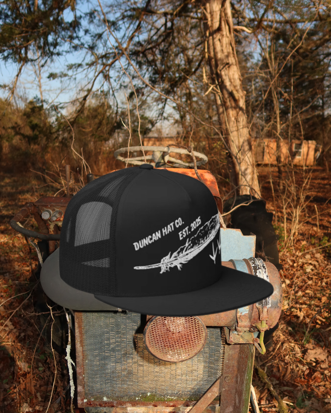 Feathered Duncan Hat Co. Trucker Cap
