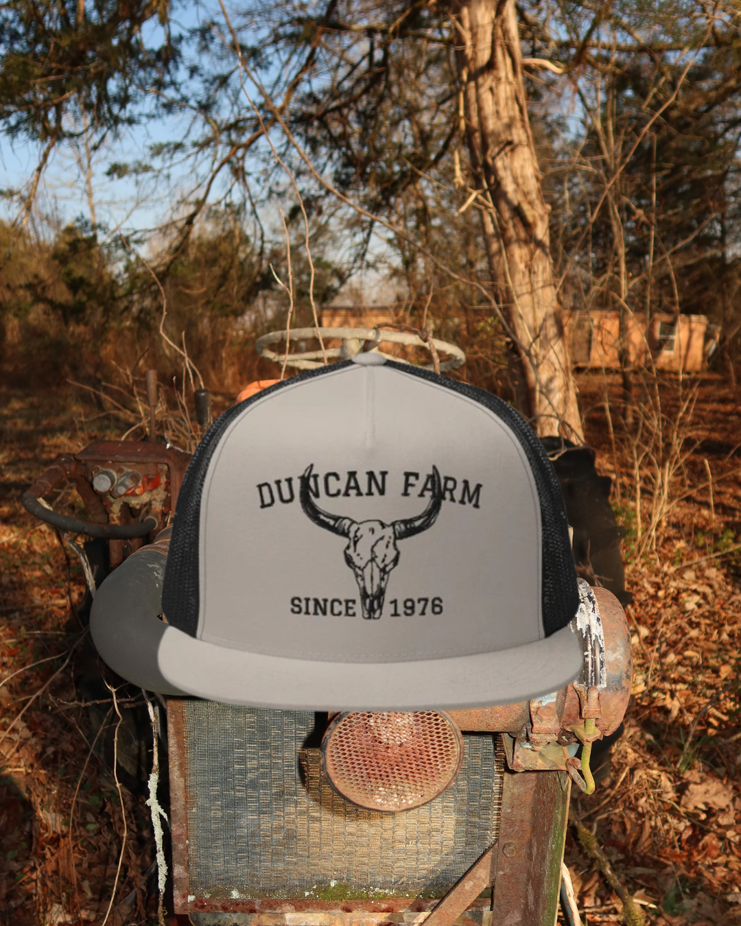 Silver Cow Skull Duncan Farm