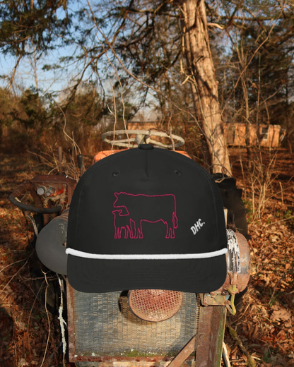 Mama Cow Golf rope cap