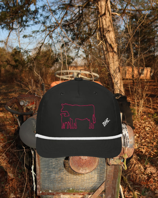 Mama Cow Golf rope cap
